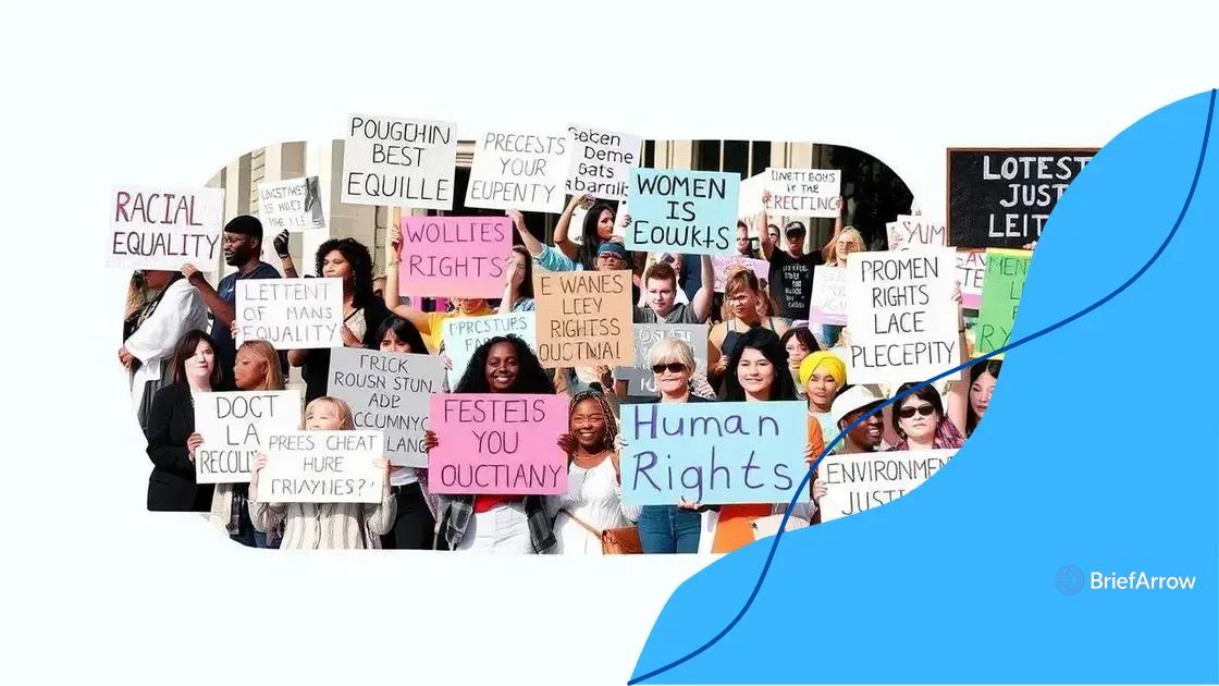 Key issues addressed by activist groups