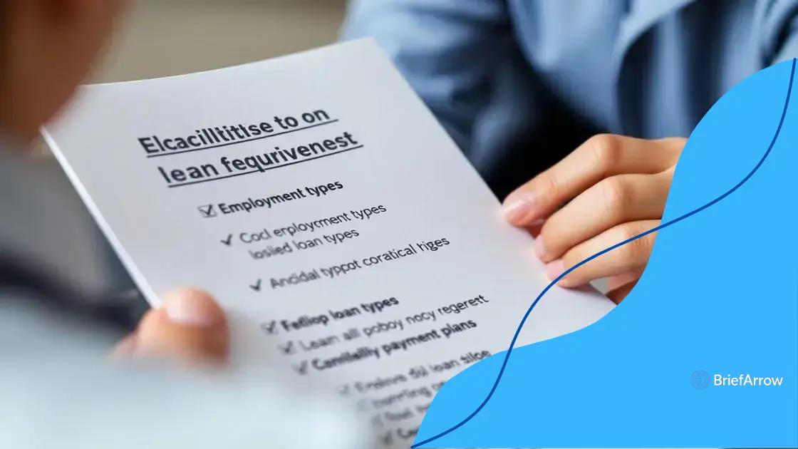 Eligibility requirements for loan forgiveness