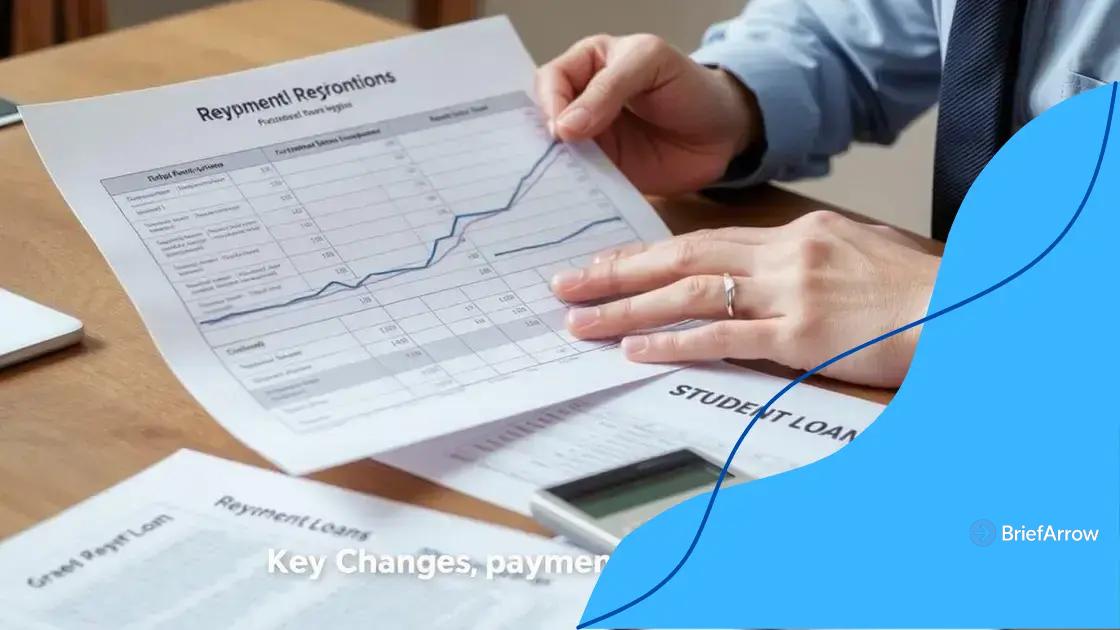 Key changes in repayment options