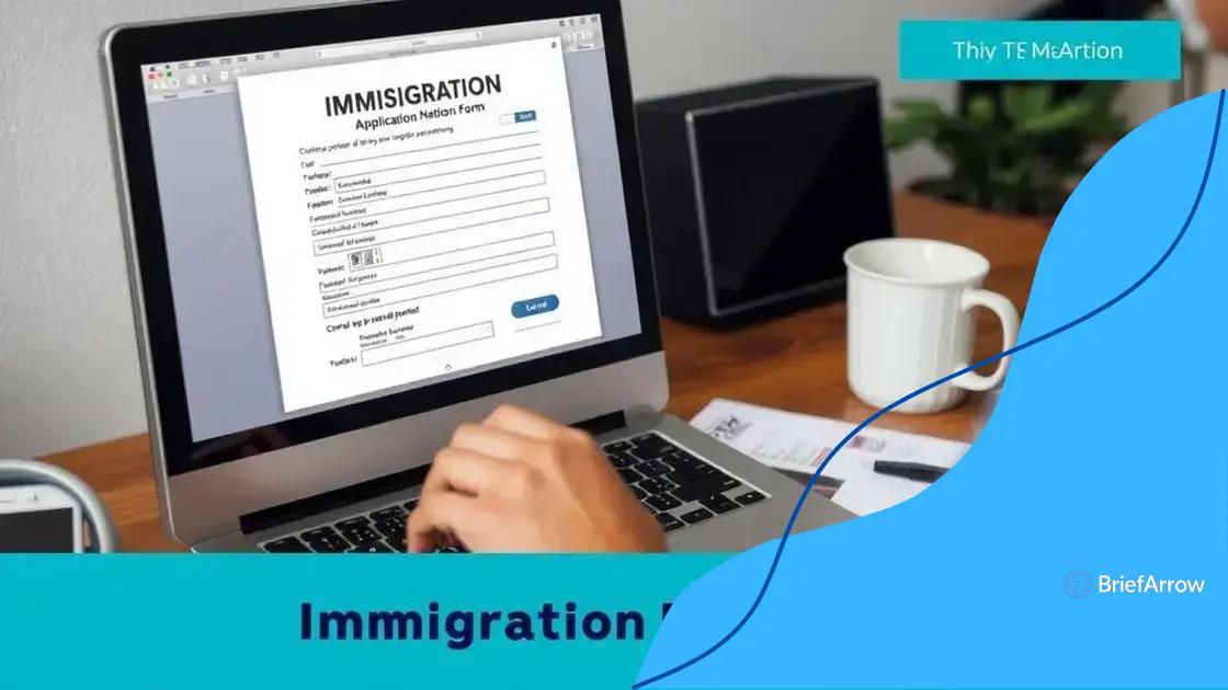 Application process for UK immigration