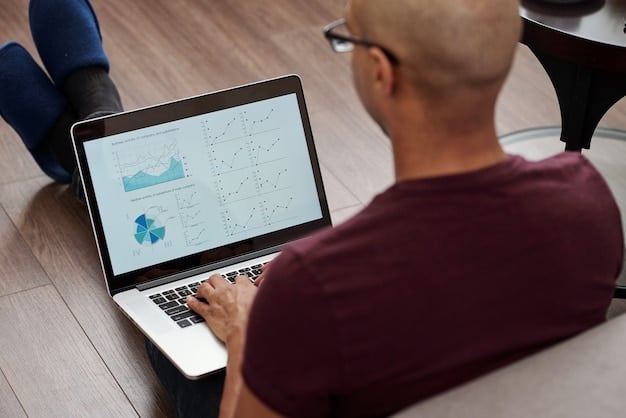 An image of a business person analyzing data charts and graphs on a computer screen, representing strategic planning and financial analysis in preparation for the minimum wage increase.