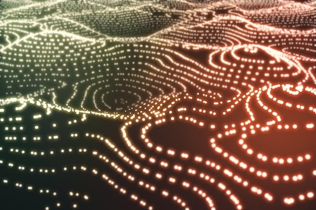 A close-up shot of a circuit board with glowing neural network patterns overlaid on it. The background features the EU flag, subtly suggesting the regulatory framework governing the use of AI. Focus on the intricate details to highlight the complexity and potential impact of AI technology.