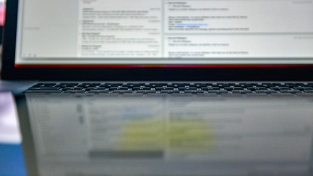 A close-up shot of a computer screen displaying a privacy policy agreement, with a blurred background showing a busy office environment. The focus is on the importance of data protection and user consent in the digital age.