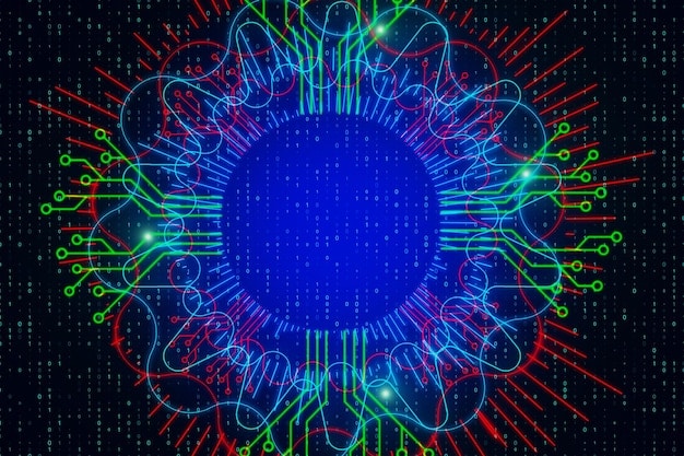 A visually appealing graphic of interconnected qubits forming a complex network, representing the processing power of quantum computers and the potential impact on various industries.