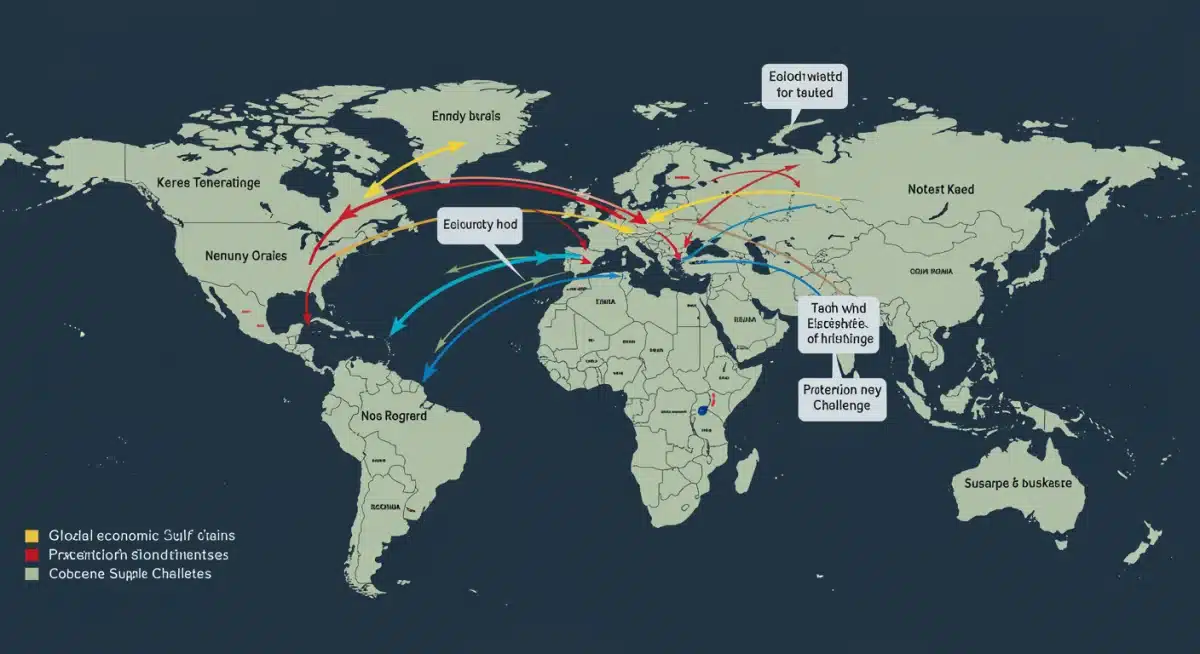 Infografik: Globale Lieferketten und Handelsrouten 2025